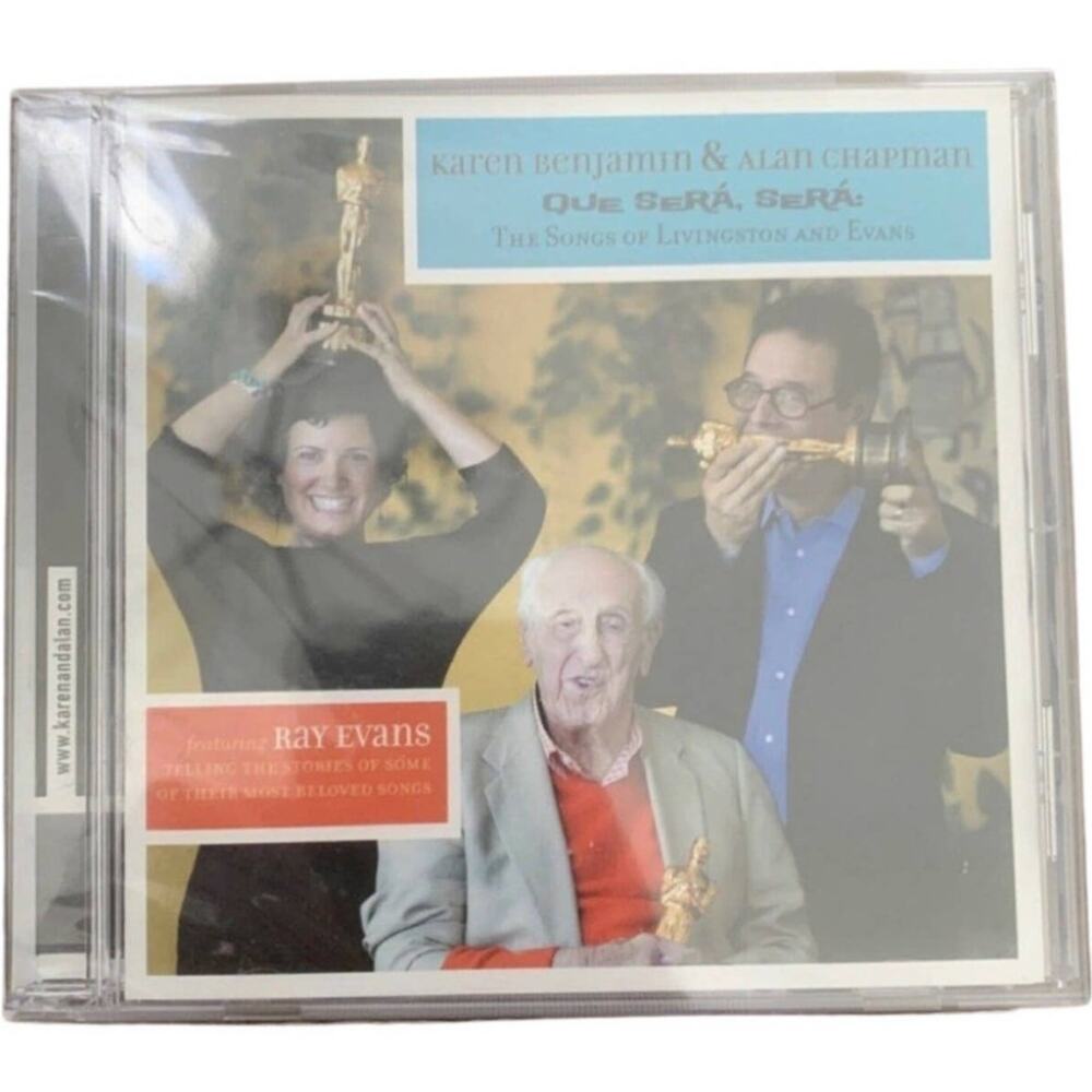 Karen Benjamin Alan Chapman Livingston & Evans Que Sera Sera CD NEW Sealed 2006